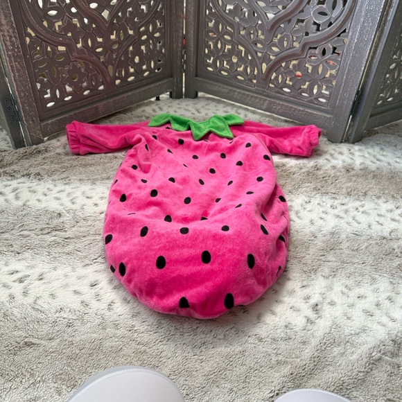 Target Pink and Green Strawberry Costume for Kids - Picture 4 of 10